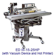 ED III-15-25HP(with Vacuum Device and Hot Printer)